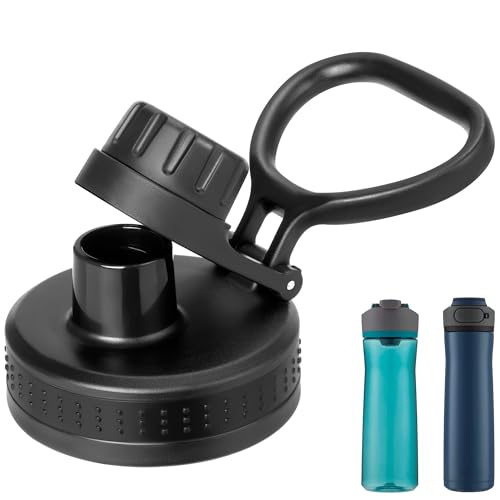 Spout Lid Replacement for Contigo Water Bottles Spout Lid Fits Contigo Ashland Jackson Cortland & 2.0 Series 20oz 24oz 32oz Wide Mouth Bottles BPA-Free Leak-Proof Flip Top 1 Pack