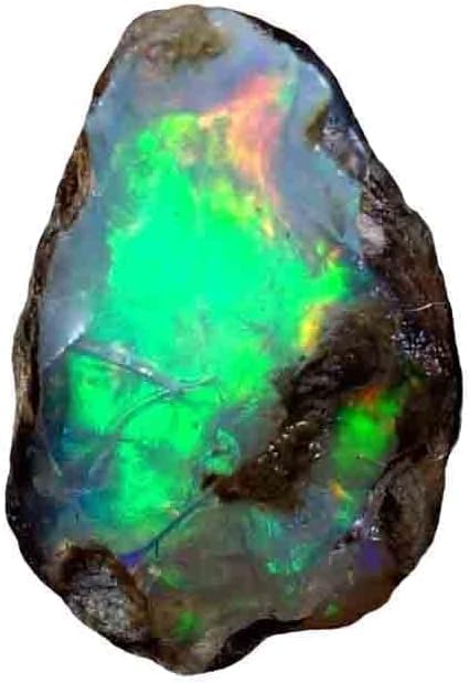 Dazzlegems Ultra Fire Opal Rough Gemstone, Raw Crystals Gemstone, Ethiopian Opal Rock, Jewelry Making Supplies, Chakra Healing, Energy Stone, Reiki, Meditation, Art-Crafts-Diy Stone,04.30Cts,