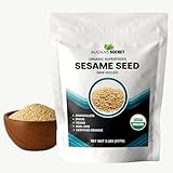 Mayan's Secret Certified Organic hulled Sesame Seeds, 2 Lbs - Gluten Free, Raw, Keto Friendly