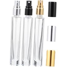 3pcs Glass Spray Bottle Bulk Pack Heavy Duty Empty Perfume Bottles Refillable Mist Sprayer for Travel Business