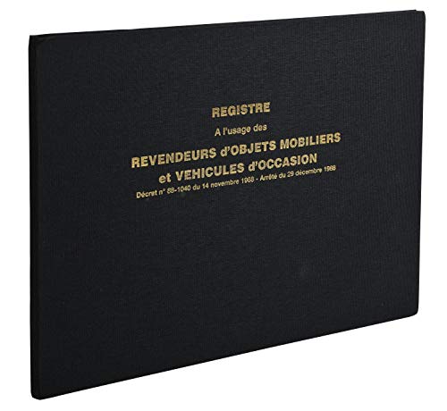 Registre d'objets mobiliers véhicules d'occasion Le Dauphin 41891D noir