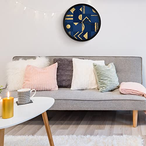 Pendule murale silencieuse dorée, le cadeau idéal pour une crémaillère - 6