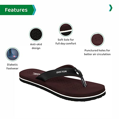 Image of ORTHO JOY Extra soft women's orthopaedic comfort fit slippers for women's daily use