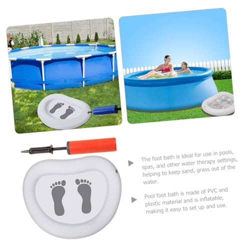 Tina inflable para pies para spa portátil y piscina miniatura 5