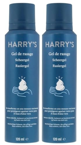Harry'S Foaming Shave Gel 120Ml 2 Pack Bundle (En Label)