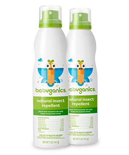 Babyganics Kids Continuous Insect Spray 5oz, 2 Pack