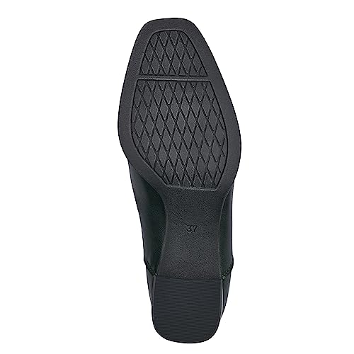 MARCO TOZZI Damen Chelsea Boots aus Kunstleder mit Absatz, Grün (Forest), 39