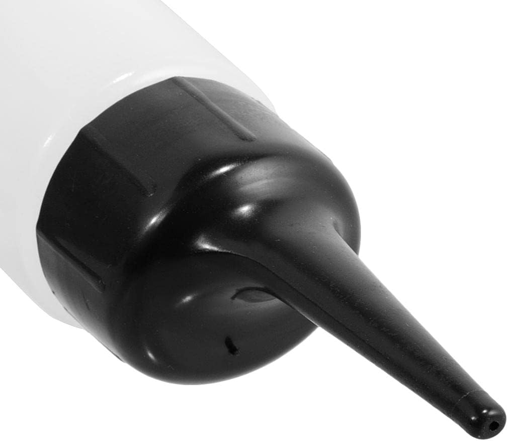 Salon Hair Color Measuring Applicator Bottle 150ml - White weight Hairdressing Styling Tool | Professional Home Salon Tool Kit | for Precision Color Mixing and Applicat