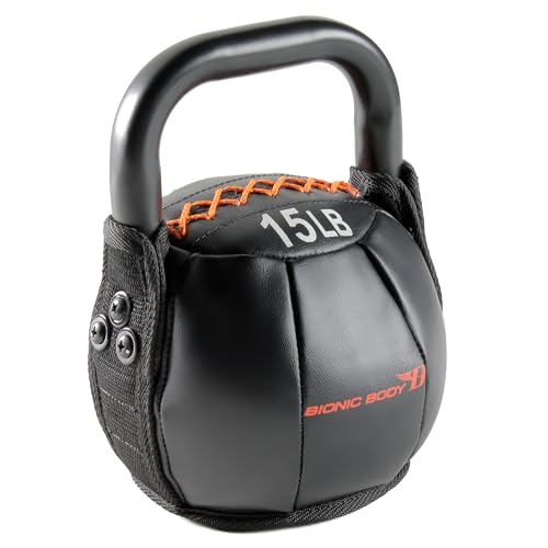 BIONIC BODY by Marcy Soft Kettlebell with Handle for Weightliftin...