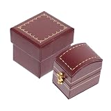 VALICLUD Caja De Joyería Retro Mini Para Anillos Organizador De Almacenamiento De Anillos Con Estilo Vintage Para Bodas Aniversarios y Especiales