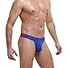 RunHero High Elasticity Cotton Mens Thong for Men Sexy Mens Underwear Comfortable Breathable, Blue, XL