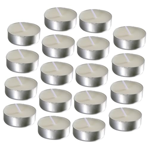 VICASKY 50 Pezzi Tealight Profumate Confezione da Aromatiche per Atmosfera e Decorazione Matrimonio Piccole per Feste e Eleganti
