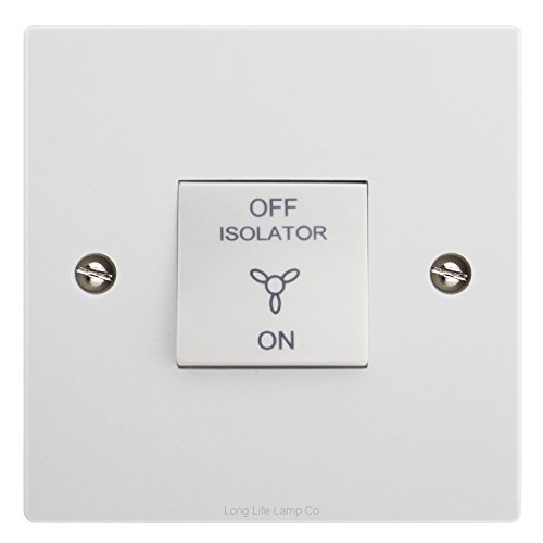 Image of White Fan Isolator Switch 10A 3 Pole A311