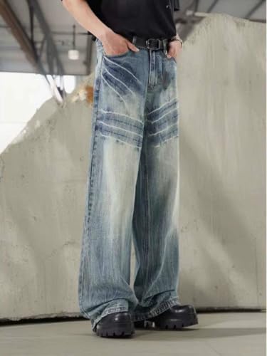 European and American Loose Wide-Leg Jeans2