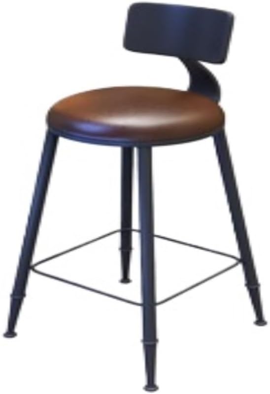 WOSHIXIAOKEAI Bar Stool Bar Clear Bar Chair Wrought Iron High Stool