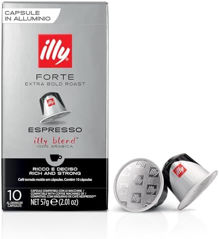 illy Nespresso Compatible Capsule - FORTE roast coffee