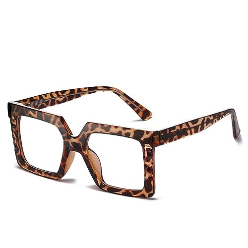 Lunettes carrées UV400 MUTYNE en acétate d'imitation et couleurs assorties