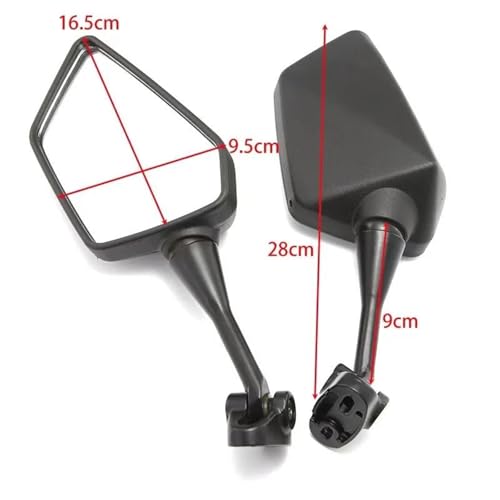 Rétroviseurs Moto Carbone CBR600RR Vision Élargie Angle Mort - 3