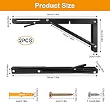 Zoom IMG-1 2 pezzi staffe pieghevoli 300 Zoom IMG-1 2 pezzi staffe pieghevoli 300