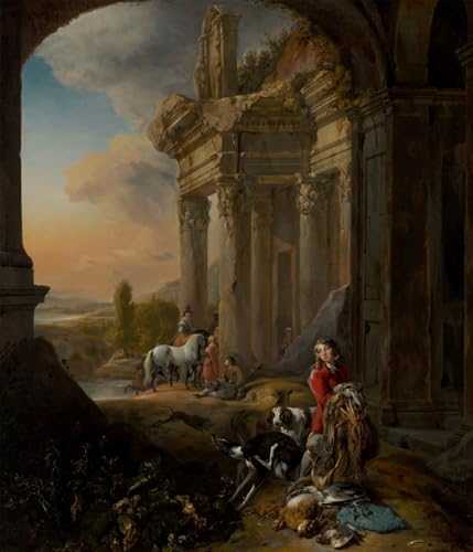 Tableaux Toile Jan Baptist Weenix poster de 60x90cm pour salon
