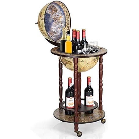 TANGZON Movable Globe Drinks Cabinet Cover