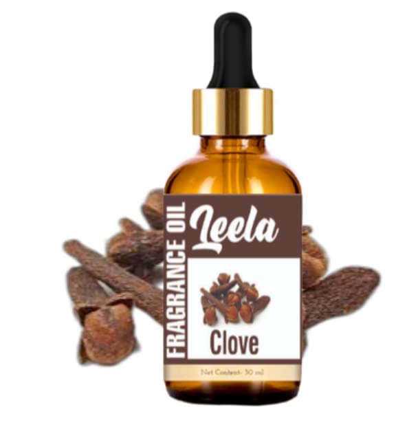 Leela Clove Essential Fragrance Oils for Skin, Hair, Face, Acne Care, Pure, Natural and Therapeutic Grade Essential Oil (Clove 30ml)-image-34