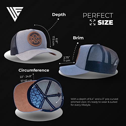 Image of Urban Effort Trucker Hat for Men - Mesh Back Baseball Cap, 5 Panel Snapback Hats for Men and Women