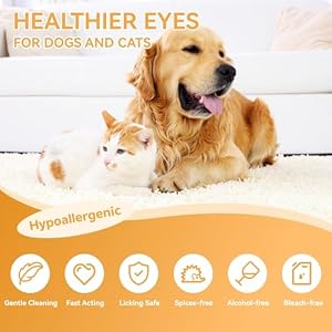 Eyes Wipes for Dogs - Gently Remove Tear Stain - dog eye cleaner,Eye Debris, Discharge, Mucus Secretions - dog eye wipes tear stain remover - dog & cat eye wipes - 220pcs Eyes Wipes for Dogs – Gently Remove Tear Stain – dog eye cleaner,Eye Debris, Discharge, Mucus Secretions – dog eye wipes tear stain remover – dog & cat eye wipes – 220pcs
