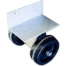 EZ-ACCESS TRAVERSE Lightweight Long Lasting Aluminum Walk Ramp Wheel Kit with Extruded Slip Resistant Surface and Reinforced Hook, Silver