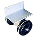 EZ-ACCESS TRAVERSE Lightweight Long Lasting Aluminum Walk Ramp Wheel Kit with Extruded Slip Resistant Surface and Reinforced Hook, Silver