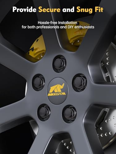 Image of MIKKUPPA 1 /2-20 Wheel Lug Nuts, Chrome 23PCS Closed End Lug Nuts