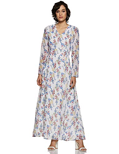 Image of Harpa Women's Synthetic A-Line Maxi Dress