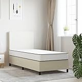 Vopese Bonnell-Federkern-Matratze Weiß/Schwarz, Mittelhärte 70x200x18cm - Komfort für alle Schlafpositionen Model372982