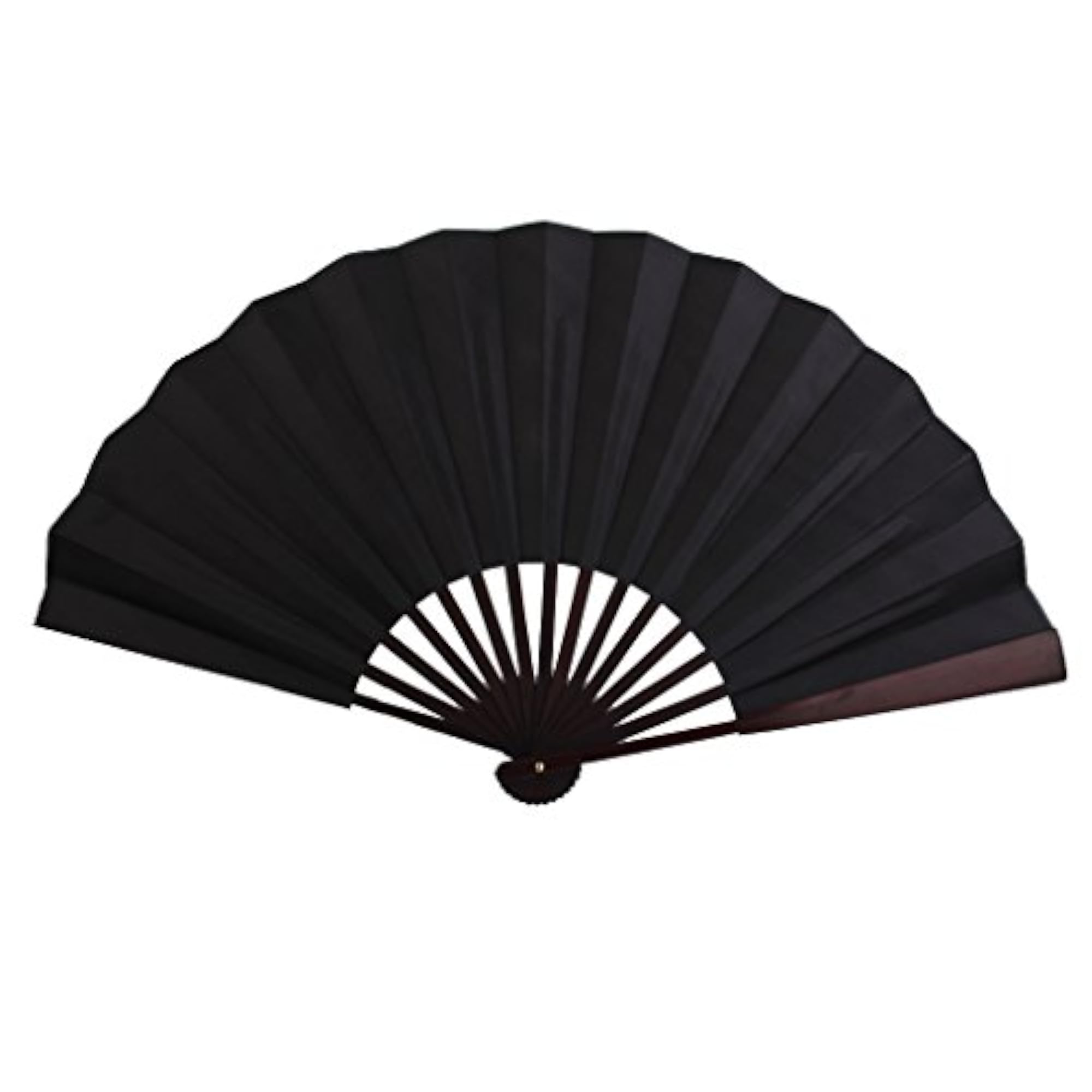 Men's Silk Blank Hand Fan for Calligraphy and Dancing