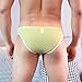 Men'S G‑Strings Stretch Elastic Waistband Exotic Lingerie Sexy Funny Slouchy Male Athletic Fashion Comfort Supporter Homewear Yellow