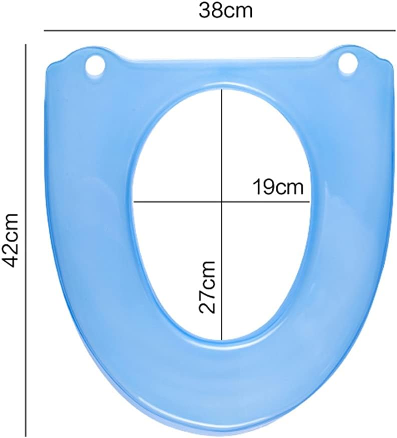 Toilet mat Household Toilet Cover Transparent Light Waterproof Four Seasons Universal Toilet mat (Color : C, Size A