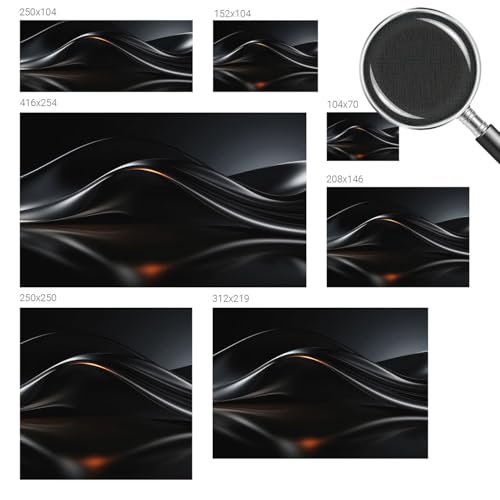 Fotomural autocolante Premium de ondas metálicas y alta resistencia 6