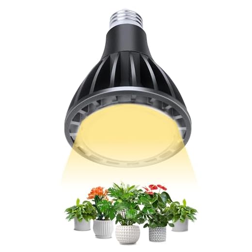 DSLebeen 18W LED Vollspektrum Pflanzenlampe E27, 5800K LED Grow Lampe mit Hohe PPFD, Tageslichtlampe für Zimmerpflanzen und Gewächshaus, Blüte, Blumen und Gemüse (Φ9.4 * 12cm, PPF 46,8 μmol/s)