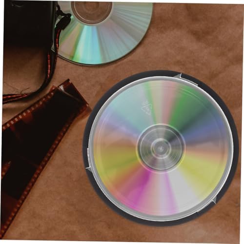 NUOBESTY 4'lü paket CD / DVD saklama kutusu, polipropilen malzemeden, 10 disk için kompakt boş CD tutucu, yer tasarrufu sağlayan ortam depolama alanı, araba, ofis ve ev için - Görsel 5