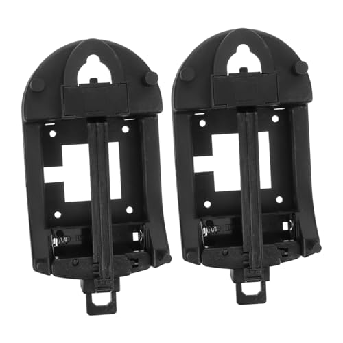 FIXOSHEE 2個 振り子時計ムーブメント 精密設計 クォーツ駆動 静音プラスチック製 壁掛け時計修理交換用 部品互換性広い