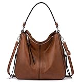 handtasche leder braun fossil ❤ Gut verarbeitetes und modisches Design: Hergestellt aus hochwertigem Kunstledergewebe und Polyesterfutter mit langlebiger silberfarbene Hardware, hochgradig kratzfest und reißfest. Langlebiger und glatter oberer Reißverschluss.