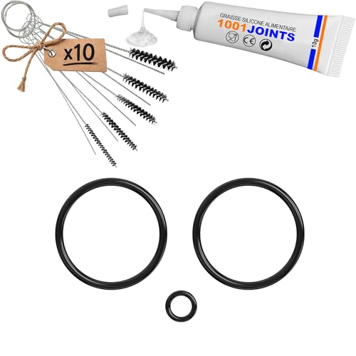 KIT 3 JOINTS ENTRETIEN PISTON GROUPE D'INFUSION MACHINE À CAFÉ REMPLACEMENT COMPATIBLE AVEC KRUPS...