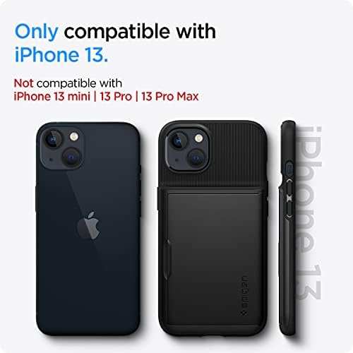 Spigen Slim Armor CS Case Compatible with iPhone 13 - Black