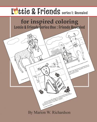 Lottie & Friends Series One: Friends Revealed for Inspired Coloring: Coloring Book