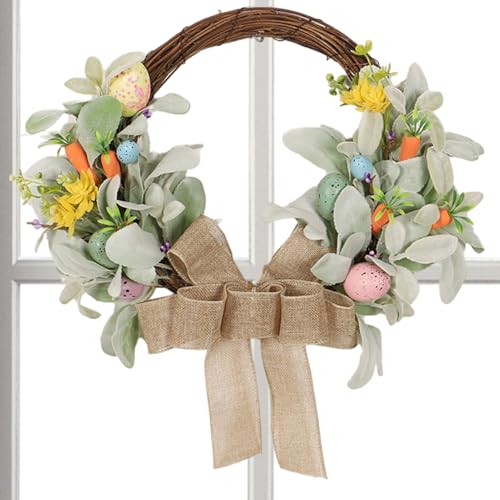 Couronne de Pâques 40 cm pour décorer l'entrée et la maison