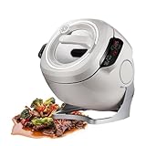Grpquatsch MáQuina De Cocina AutomáTica, MáQuina De Cocina Casera, MáQuina para Saltear Multifuncional De 6 L, MáQuina De Arroz Frito Tipo Tambor, Utilizado para Cocinar, Guisar Y FreíR
