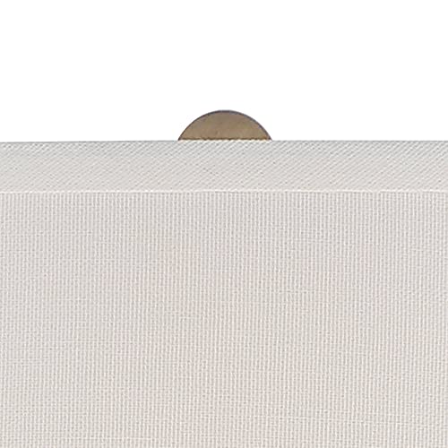 Lámpara de Mesa Brighton 27.25" beige metal y tela miniatura 3