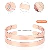 2pz Bracciale Magnetico in Rame, Braccialetti Magnetici Universali Regolabili in Rame Puro Eleganti Accessori per Gioielli Adatti a Donne e Uomini #1