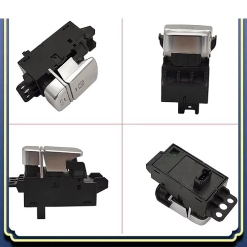 Conjunto botón interruptor de freno de mano con acabado OEM 2016-2022 3