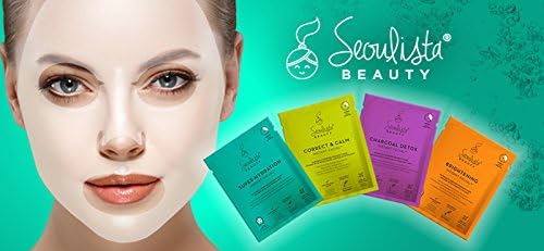 Seoulista Beauty Charcoal Detox Instant Facial - Face Sheet Mask - Dermatologist Created Korean Skin Care - Image 4